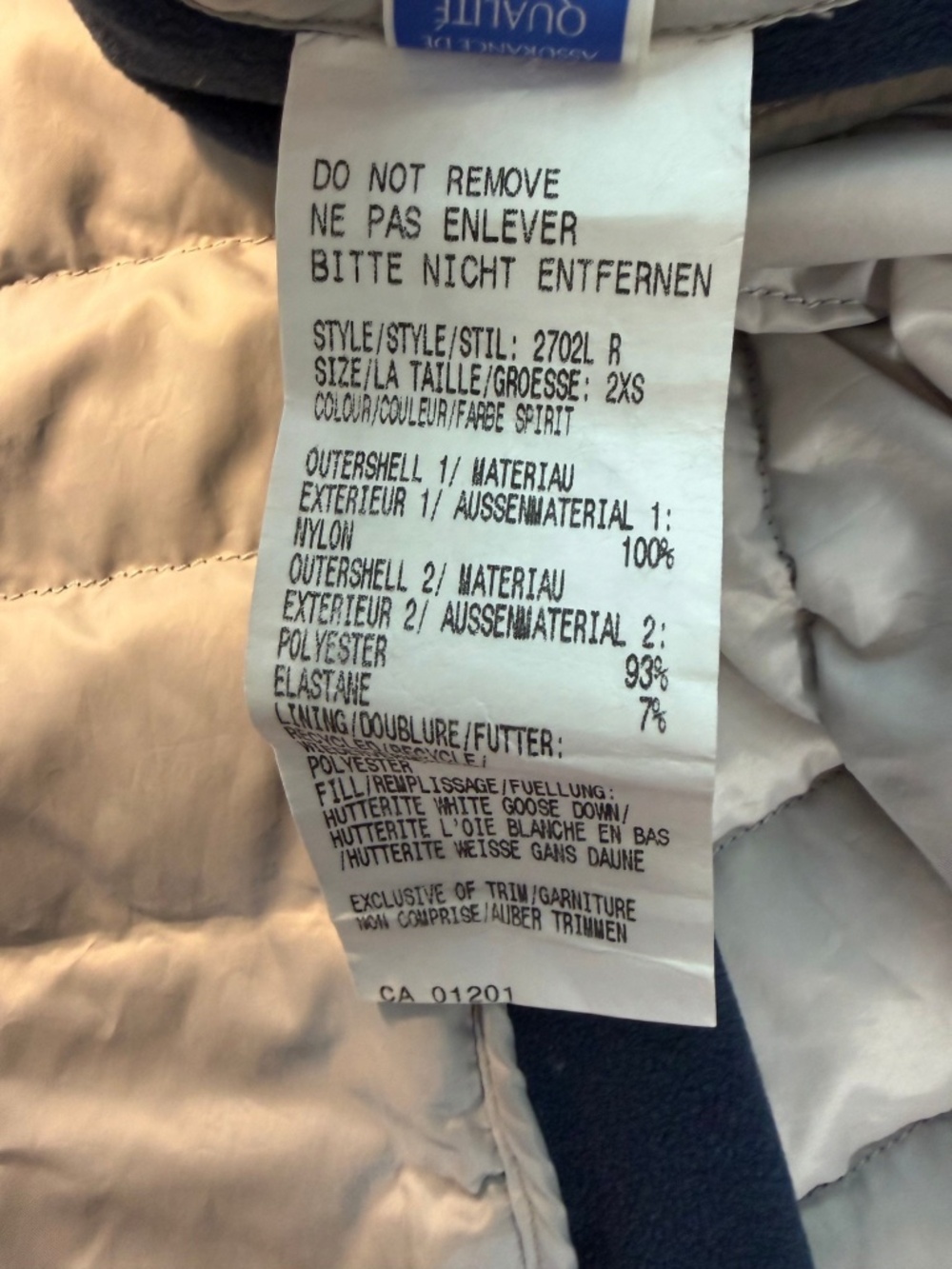 Canada Goose HyBridge Lite Down Vest Spirit Blue 800-Fill 2702L Womens XXS - Picture 12 of 15